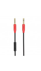 AUX HOCO UPA12 AUX audio cable(with mic) black