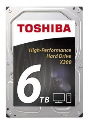 HDD 3.5" 6.0TB 7200rpm SATA3 128MB Toshiba X300 High Performance (HDWE160UZSVA) (HDETS10GCA51)