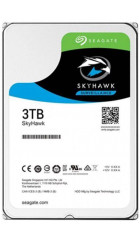 HDD 3.5" 3.0TB 5900rpm SATA3 256MB Seagate SkyHawk Surveillance (ST3000VX009) 24/7, для систем видеонаблюдения и AV-серверов