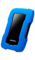 HDD ext 2.5" 1.0TB USB3.1 ADATA DashDrive Durable HD330, прорезиненный, синий (AHD330-1TU31-CBL)