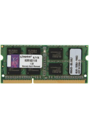 RAM SO-DIMM 8GB DDR3-1600 PC3-12800 Kingston ValueRAM, CL11, 1.5V, retail (KVR16S11/8)