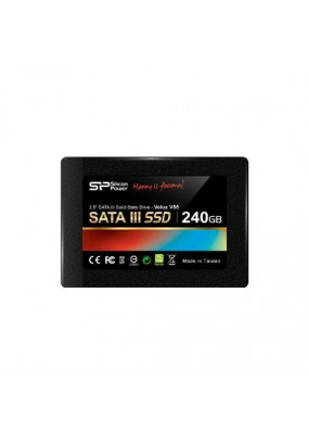SSD 2.5" 240GB SATA3 Silicon Power Velox V55, box (SP240GBSS3V55S25) (Phison PS3108, R/W: up to 556/480MB/s, Write 4KB (макс): 80.000 IOPS, bracket 3.5")