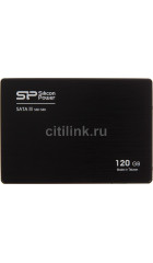 SSD 2.5" 120GB SATA3 Silicon Power Slim S60, box (SP120GBSS3S60S25) (7 mm, SandForce SF-2281, R/W: up to 550/500MB/s, Write 4KB (макс): 85.000 IOPS)