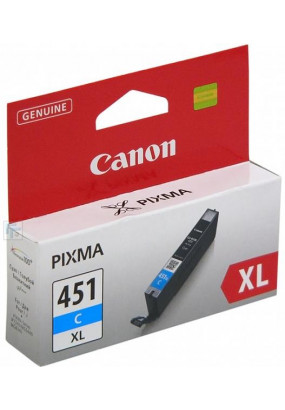 Картридж CLI-451XLC 6473B001 голубой для Canon Pixma iP7240/MG6340/MG5440