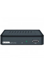 Ресивер DVB-T2 Cadena CDT-1712 черный
