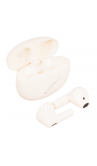 Беспроводные наушники GoGadget CityBuds Lite, вкладыши, 2 микрофона, супербас, 30+200 мАч, до 12 ч, БЕЖЕВЫЙ