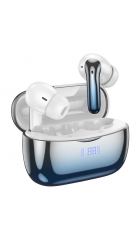 Беспроводные Bluetooth-наушники Hoco TWS EQ16 Shine ANC+ENC (blue) (229414)