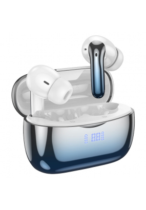 Беспроводные Bluetooth-наушники Hoco TWS EQ16 Shine ANC+ENC (blue) (229414)
