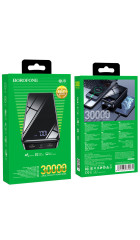 Аккумулятор внешний резервный BOROFONE BJ8 Extreme 30000mAh (черный)