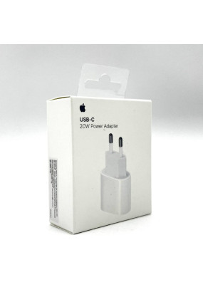 СЗУ Apple (Оригинал) MHJE3ZM/A 20W, USB, Тype-C Power Adapter (белый)