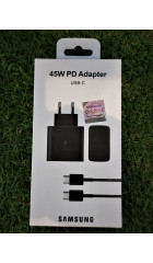СЗУ для Samsung (НС) 45W, блочок + кабель Type-C, в коробке