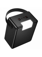 Аккумулятор внешний резервный HOCO J175A Star 22.5W+PD20W power bank with lamp(120000mAh) (черный)