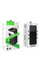 Внешний аккумулятор Denmen DP25, 50000mAh + фонарик (black)