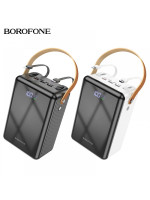 Аккумулятор внешний резервный BOROFONE BJ32 Terra 22.5W fully compatible 80000mAh (черный)