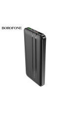 Внешний аккумулятор 10000mAh 2USB+Type-C 3.0A PD 18W+QC3.0 быстрая зарядка Borofone BJ9 (Black)