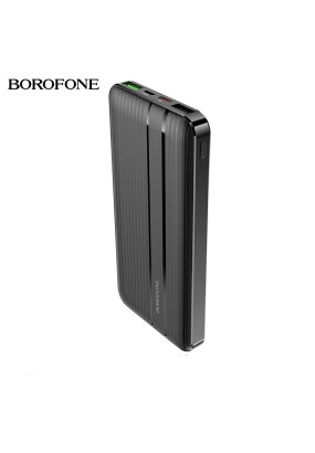 Внешний аккумулятор 10000mAh 2USB+Type-C 3.0A PD 18W+QC3.0 быстрая зарядка Borofone BJ9 (Black)