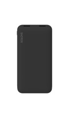 Аккумулятор внешний резервный Xiaomi (Mi) SOLOVE 10000mAh Type-C с 2xUSB выходом, кожаный чехол (001