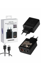 СЗУ для Samsung (НС) 65W, блочок + кабель Type-C, в коробке
