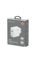 СЗУ Breaking WC10, USB-А + 2USB-C, GaN 65W, MOUNTAIN SERIES (Белый)