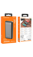 Внешний аккумулятор Borofone BJ19A, 20000mAh PD+QC3.0 (black)