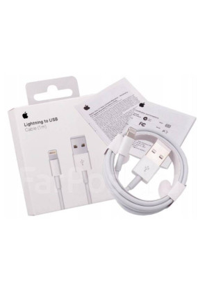 Кабель USB для Apple iPhone X (HC) в коробке, белый