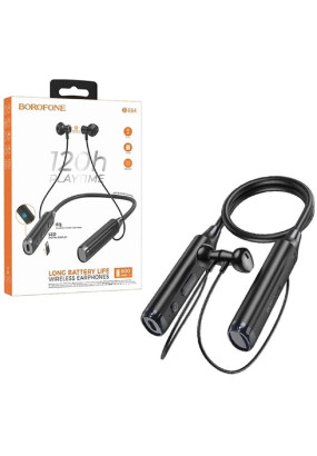 Наушники bluetooth BOROFONE BE64 Perfect neckband (чёрный)